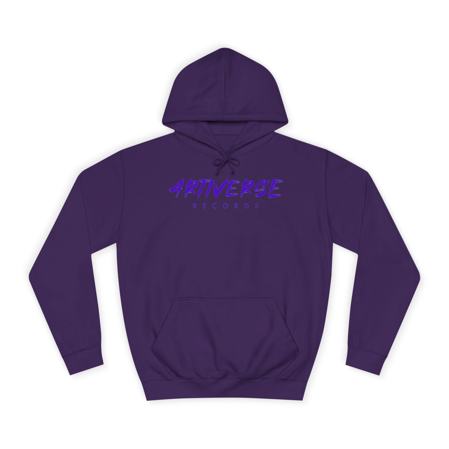 Artiverse Records Unisex College Hoodie (Purple Logo)