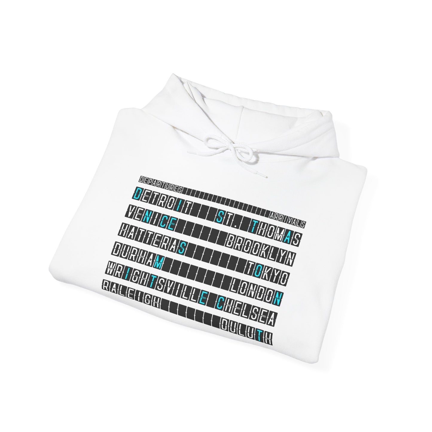 SOMNITECT Distance - Departures and Arrivals Unisex Hoodie