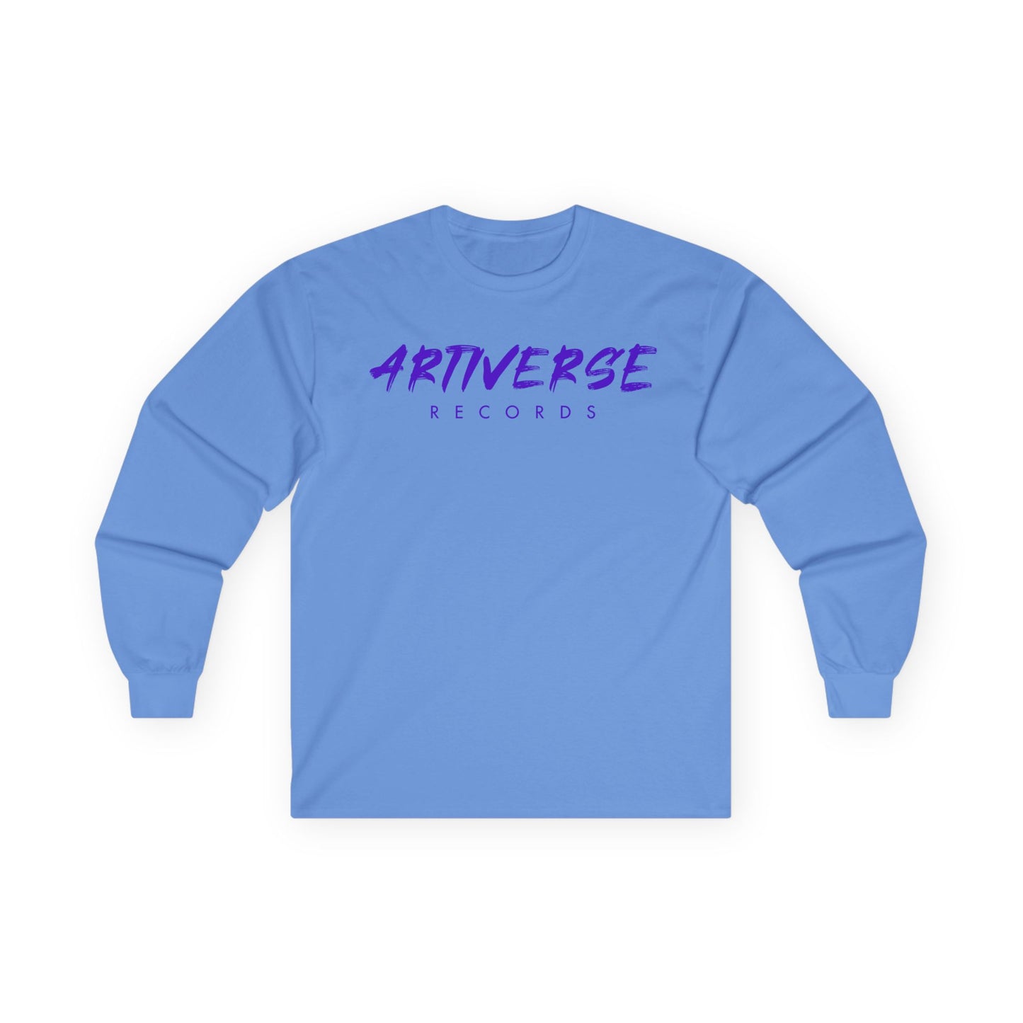 Artiverse Records Unisex Long Sleeve T-Shirt (Purple Logo)