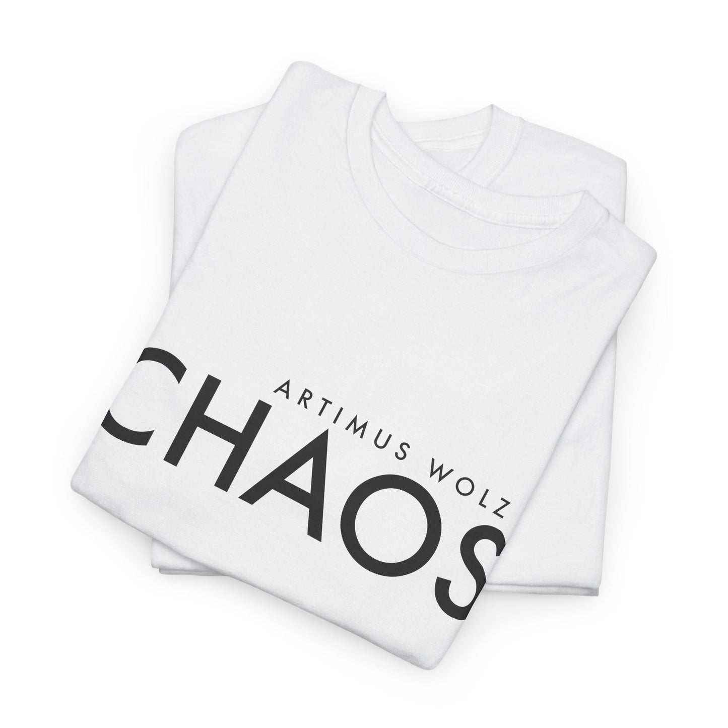 Chaos Black Logo Crew Neck T-Shirt