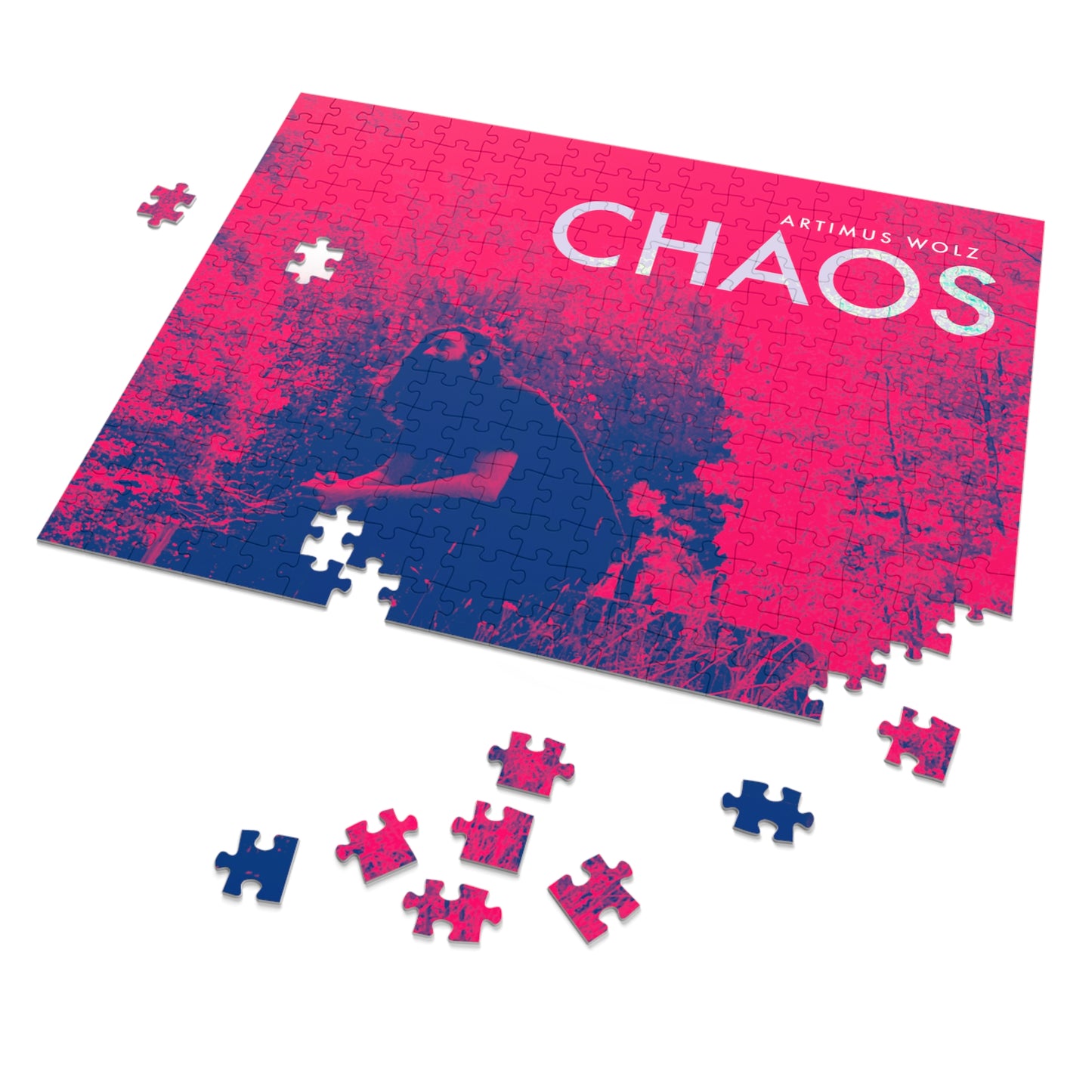 Chaos Jigsaw Puzzle with Tin