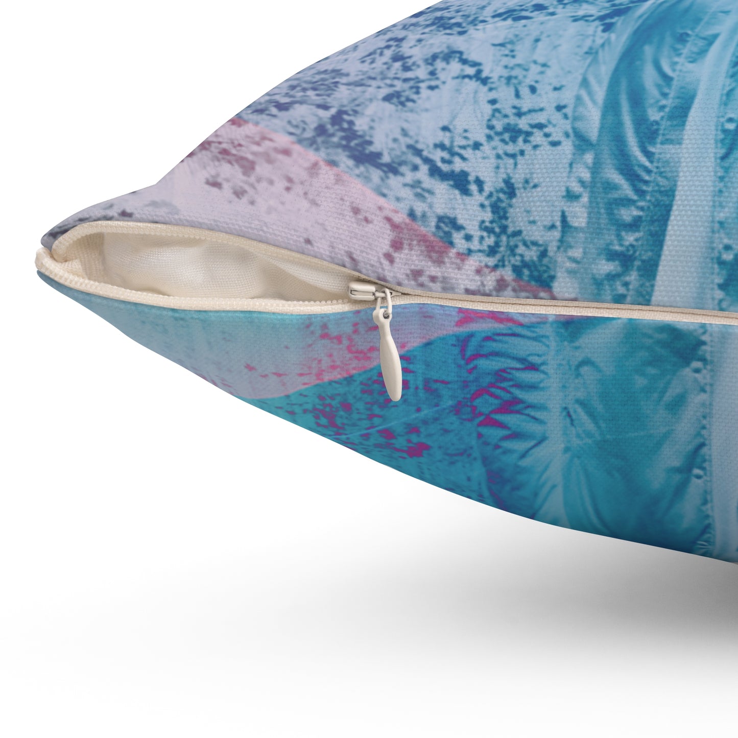 SOMNITECT Distance Spun Polyester Square Throw Pillow