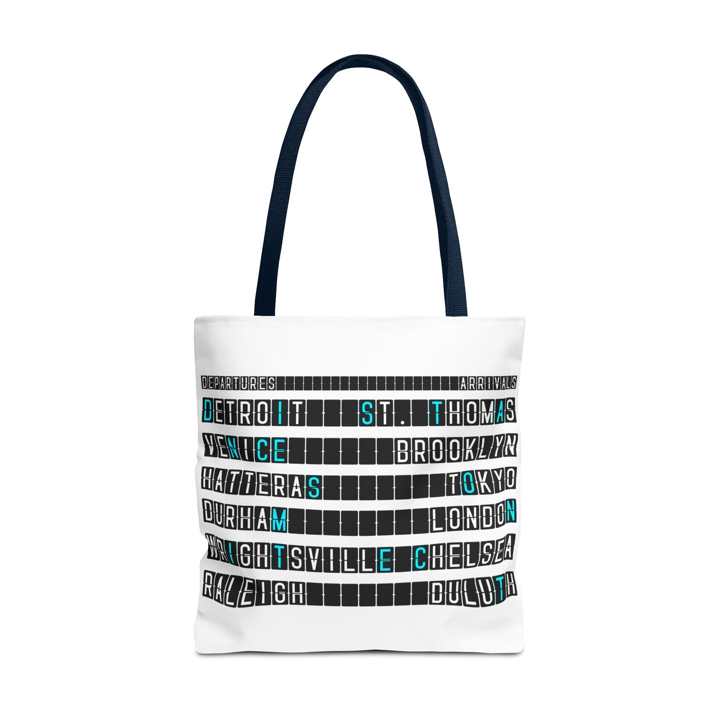 SOMNITECT Distance - Departures and Arrivals Tote Bag