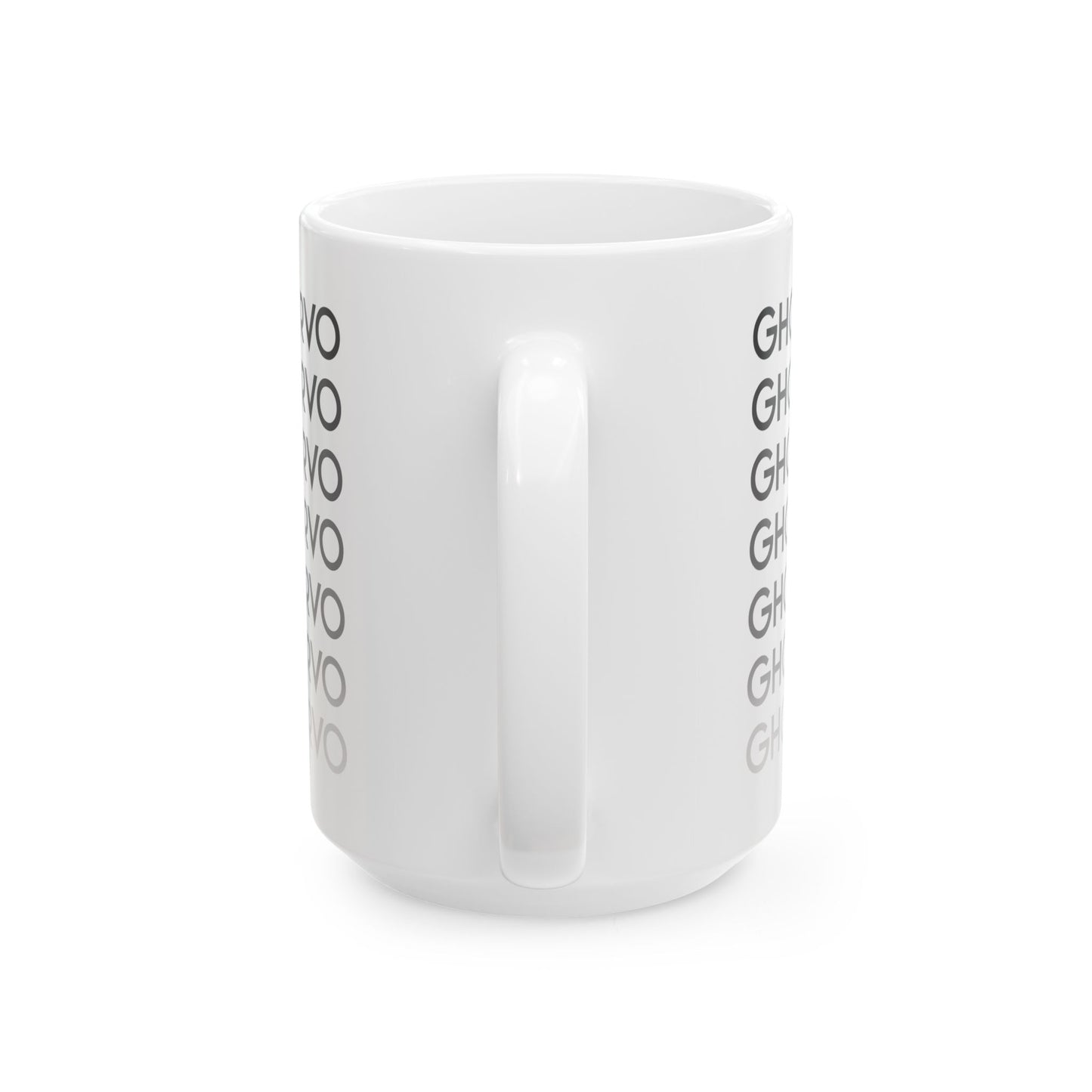 Ghost Servo White Ombre Fade Mug