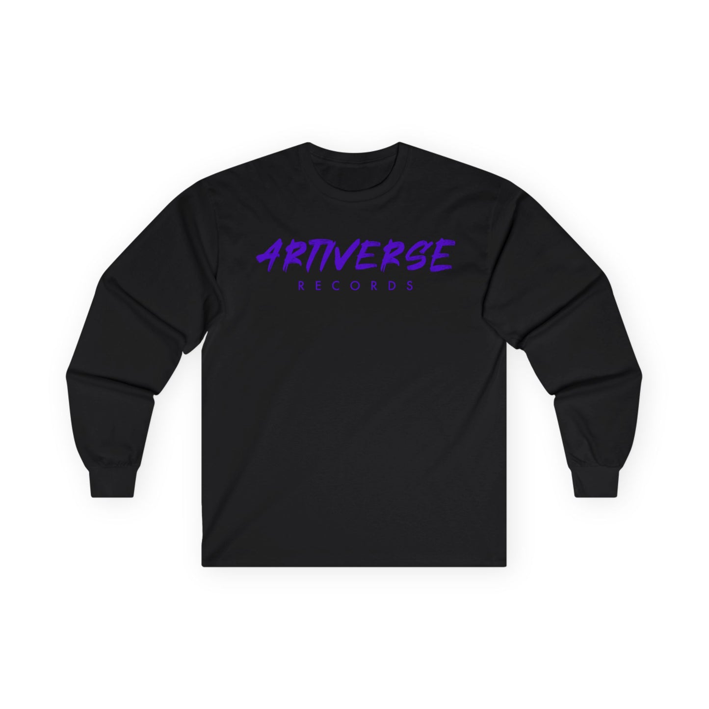 Artiverse Records Unisex Long Sleeve T-Shirt (Purple Logo)