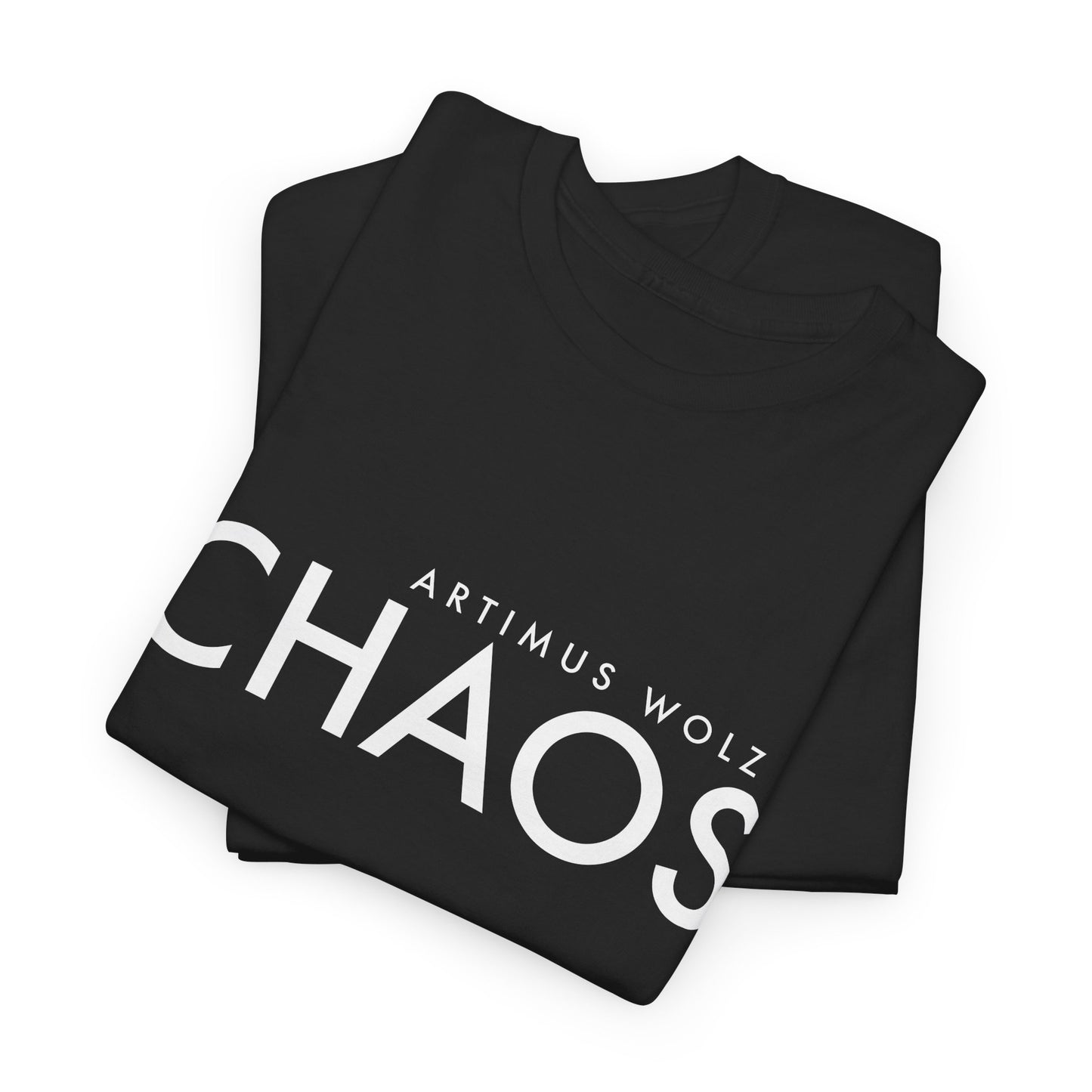 Chaos White Logo Crew Neck T-Shirt