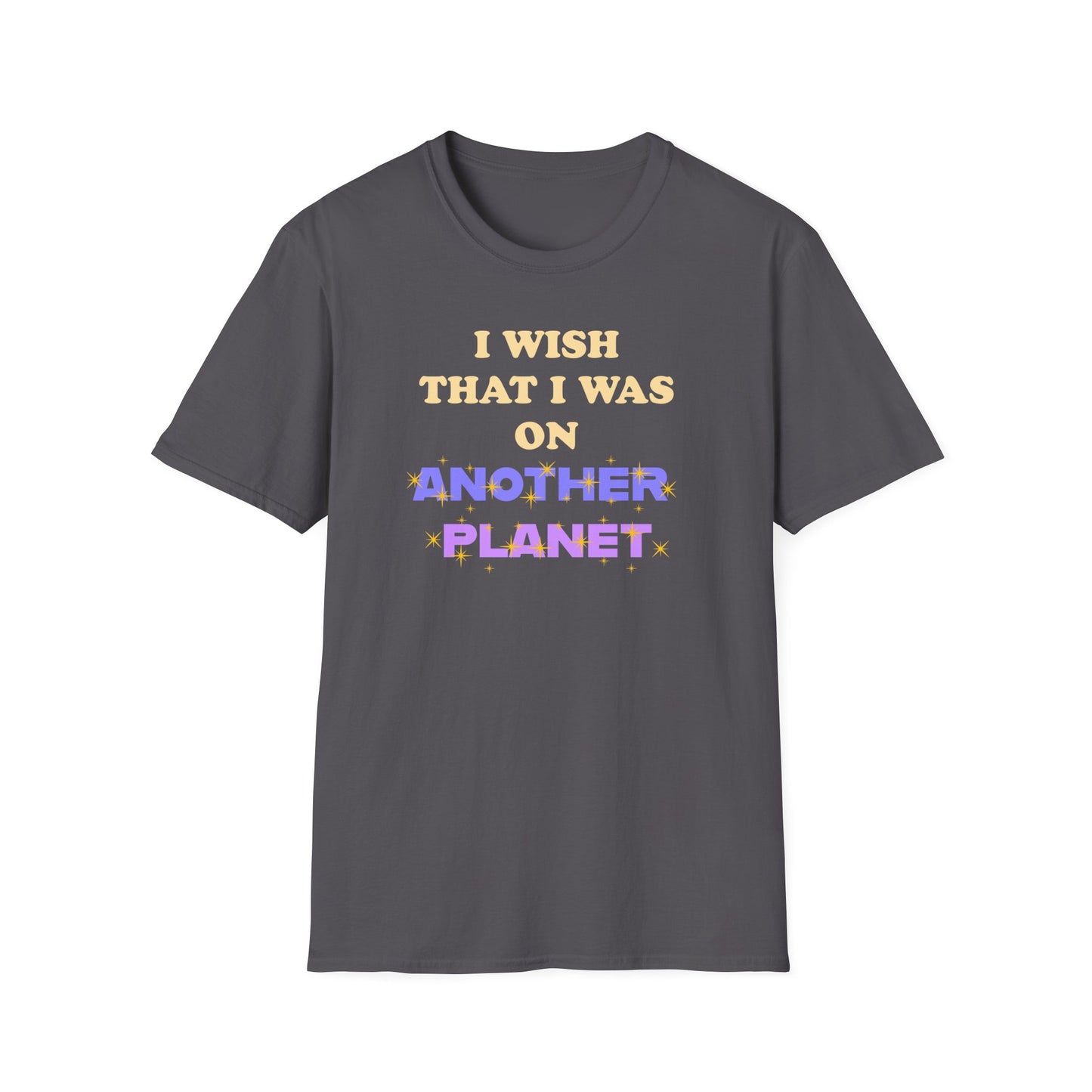 Joman I Wish I Was on Another Planet Unisex Softstyle T-Shirt