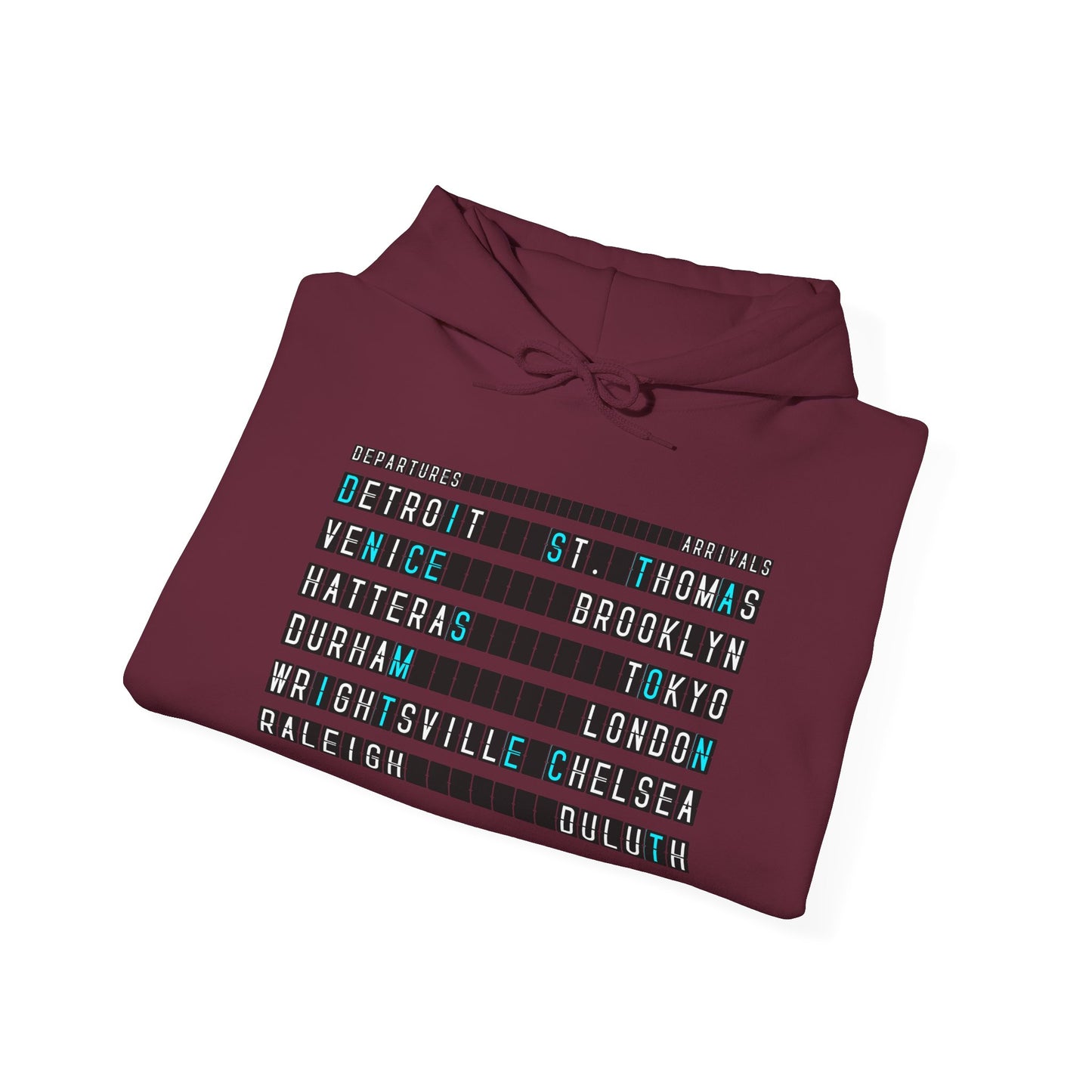 SOMNITECT Distance - Departures and Arrivals Unisex Hoodie