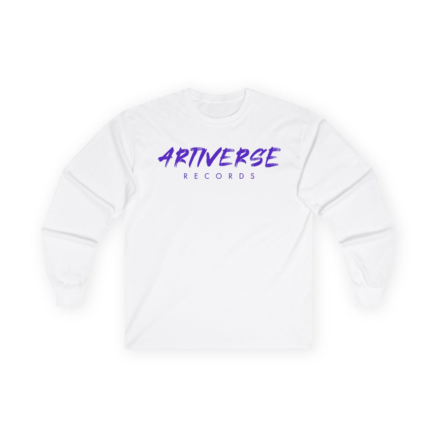 Artiverse Records Unisex Long Sleeve T-Shirt (Purple Logo)