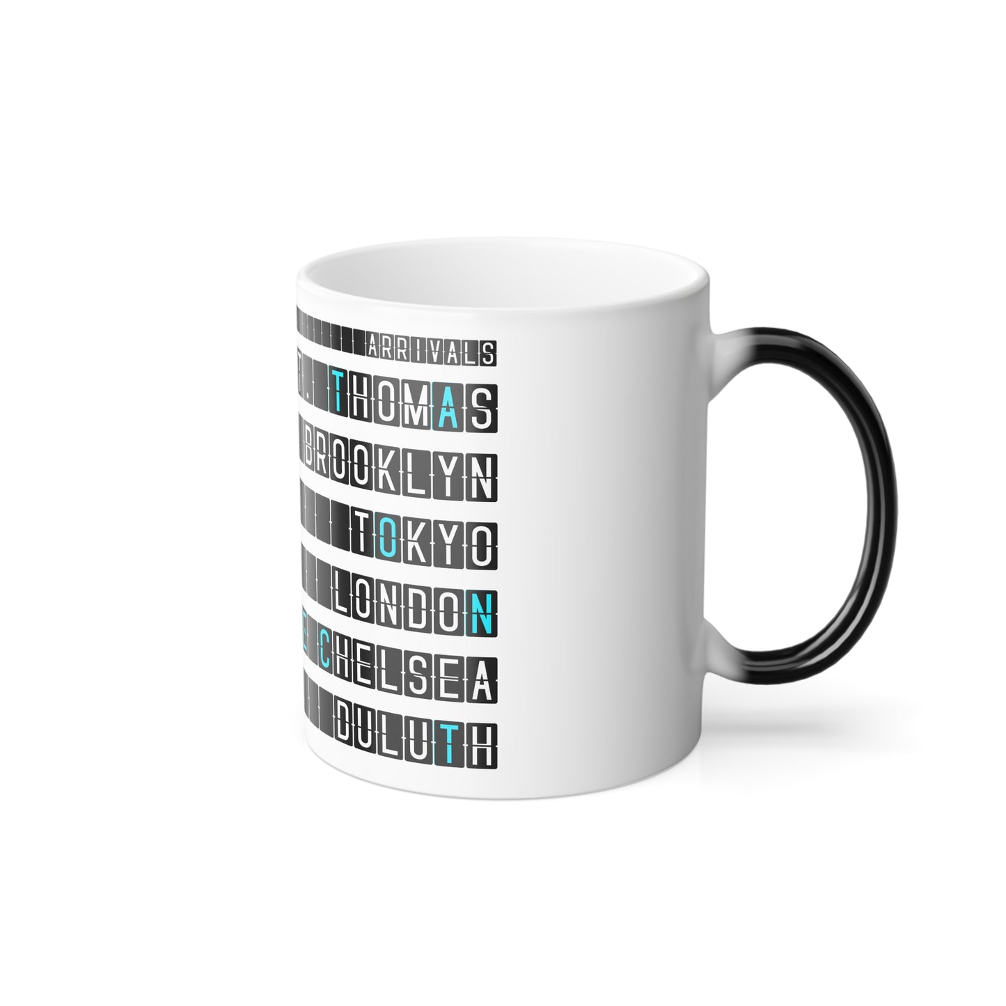 SOMNITECT Distance - Departures and Arrivals 11 oz. Color Morphing Mug