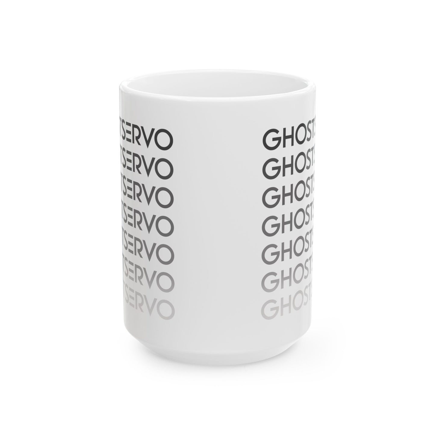 Ghost Servo White Ombre Fade Mug