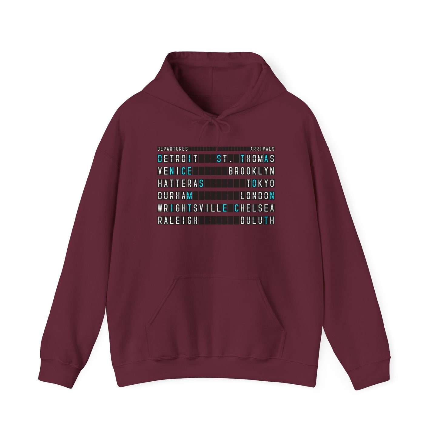 SOMNITECT Distance - Departures and Arrivals Unisex Hoodie