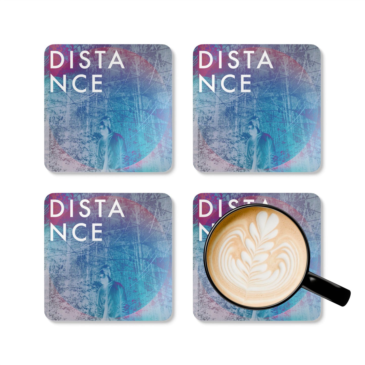 SOMNITECT Distance Corkwood Coaster Set