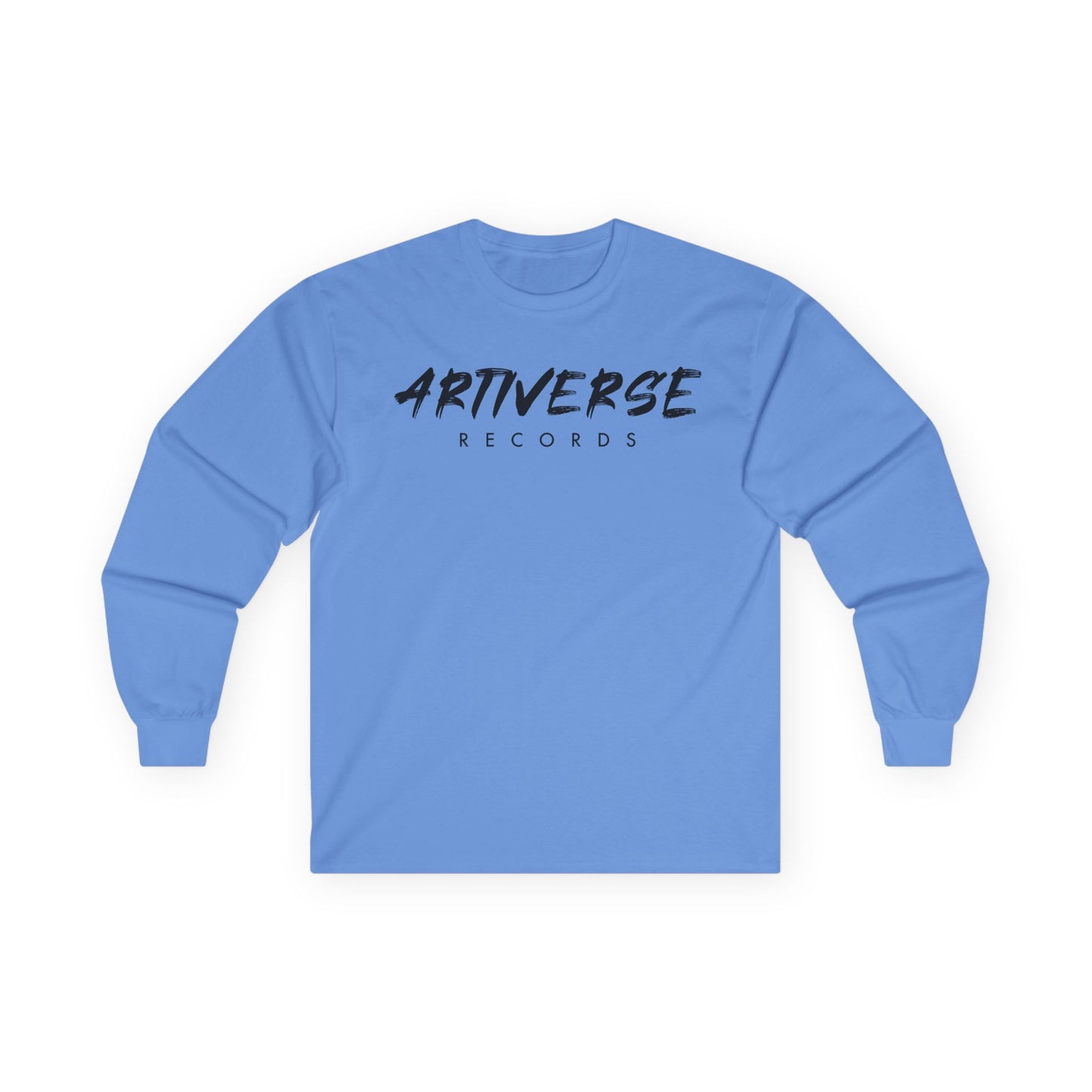 Artiverse Records Unisex Long Sleeve T-Shirt (Black/White Logo)