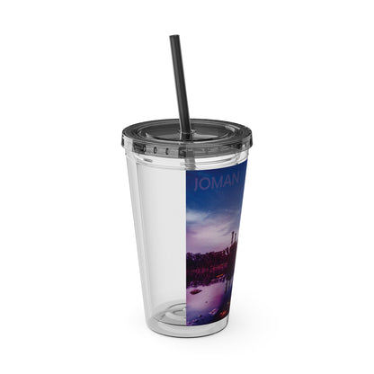 Joman Another Planet Tumbler with Straw, 16oz