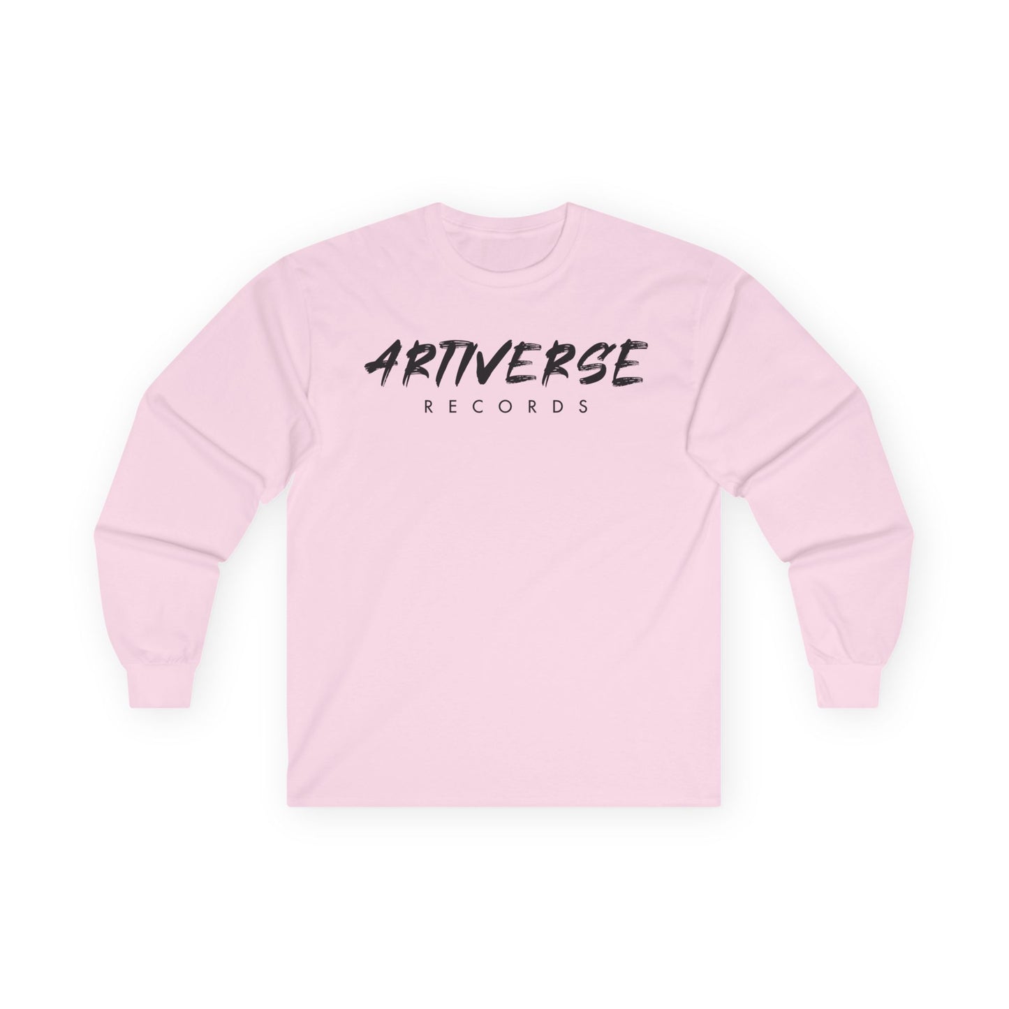 Artiverse Records Unisex Long Sleeve T-Shirt (Black/White Logo)