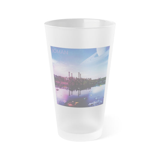 Joman Another Planet Frosted Pint Glass, 16oz