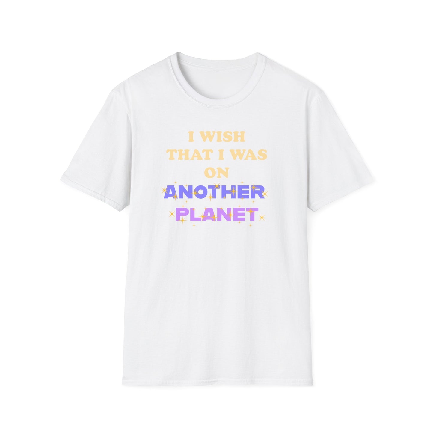Joman I Wish I Was on Another Planet Unisex Softstyle T-Shirt