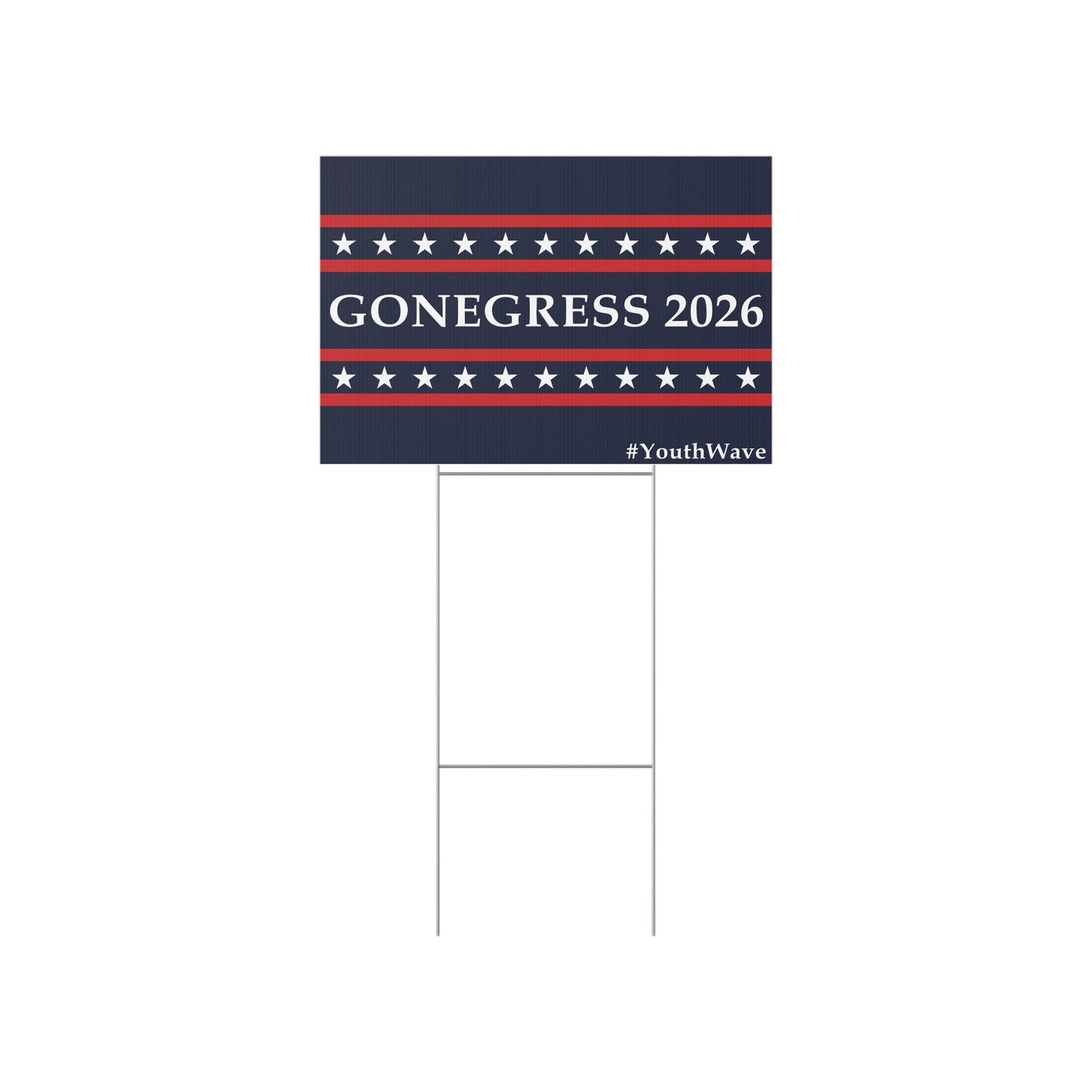 Artimus Wolz Gonegress Lawn Sign