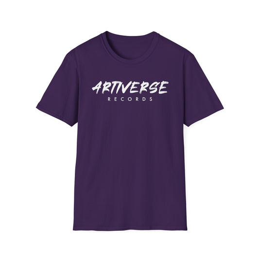 Artiverse Records Unisex Softstyle Graphic T-Shirt (Black/White Logo)