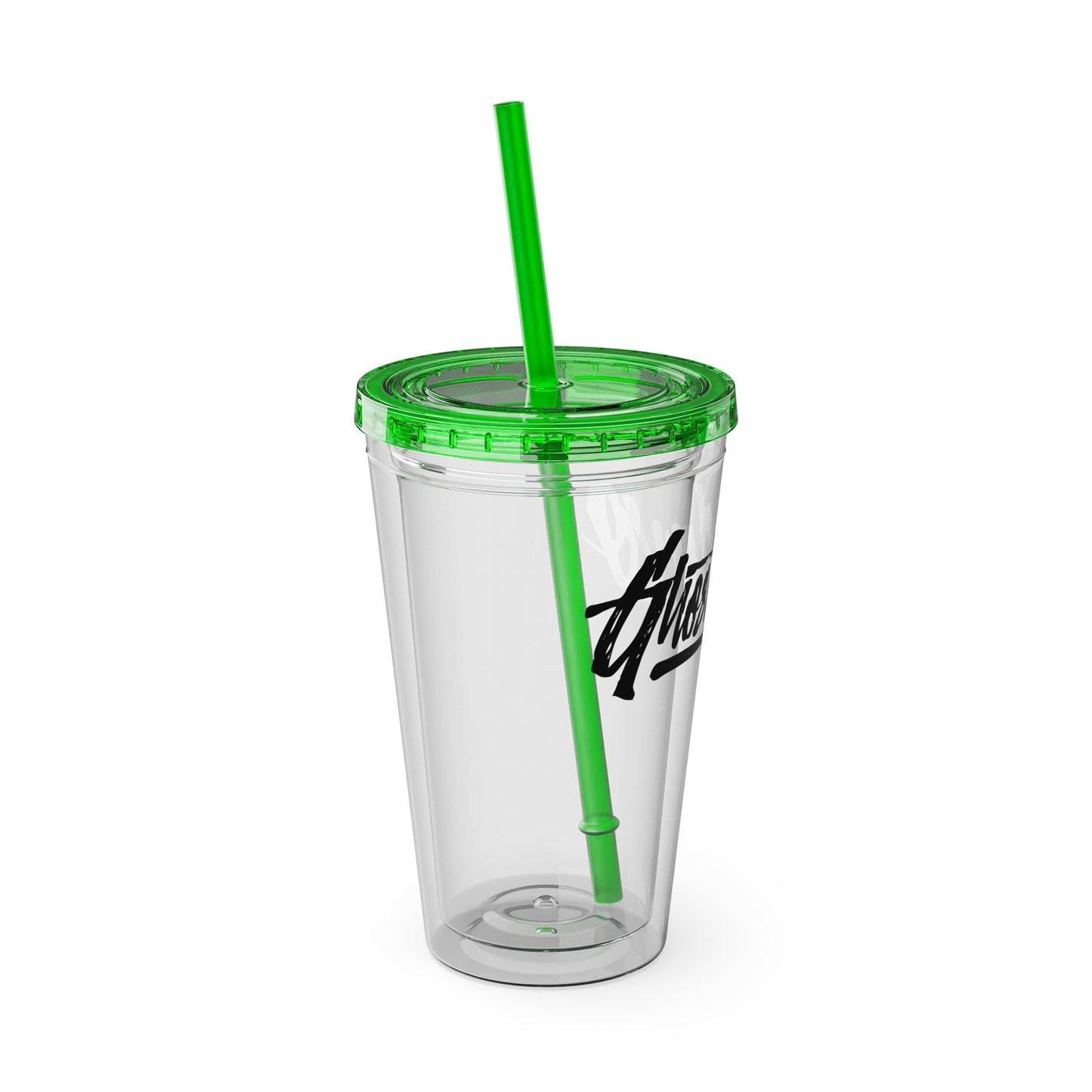 Ghost Servo Tumbler with Straw, 16oz