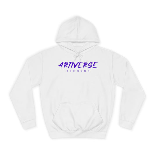 Artiverse Records Unisex College Hoodie (Purple Logo)