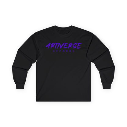 Artiverse Records Unisex Long Sleeve T-Shirt (Purple Logo)