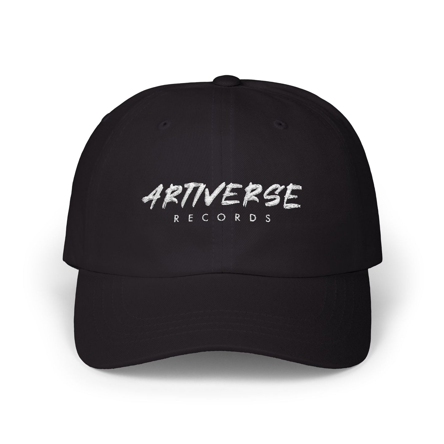 Artiverse Records Classic Cap (Black w/ White Logo)