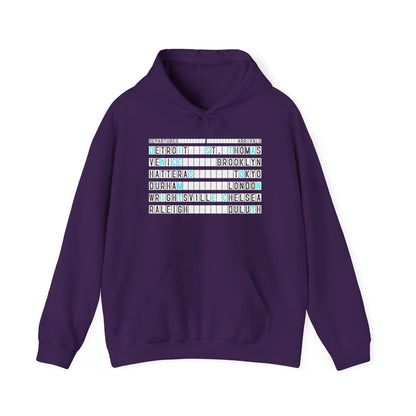 SOMNITECT Distance - Departures and Arrivals Unisex Hoodie