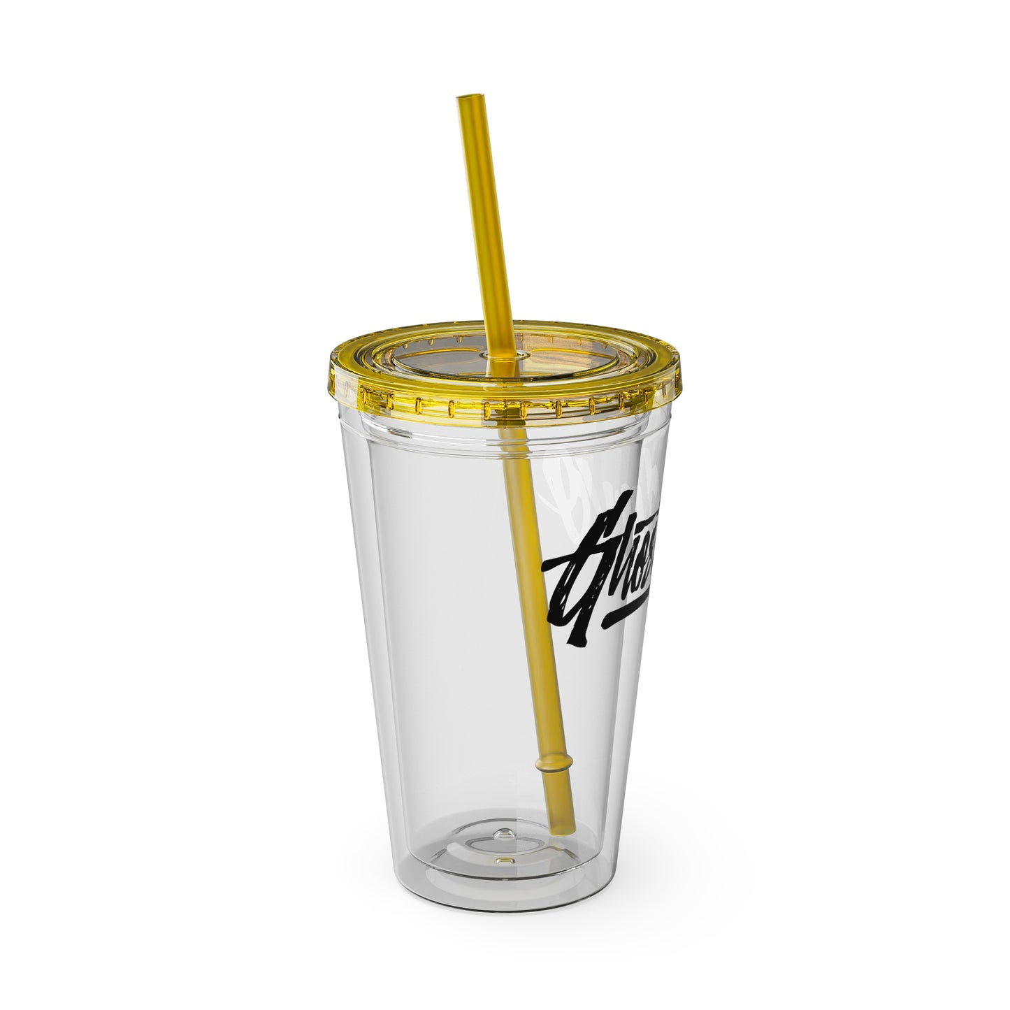 Ghost Servo Tumbler with Straw, 16oz