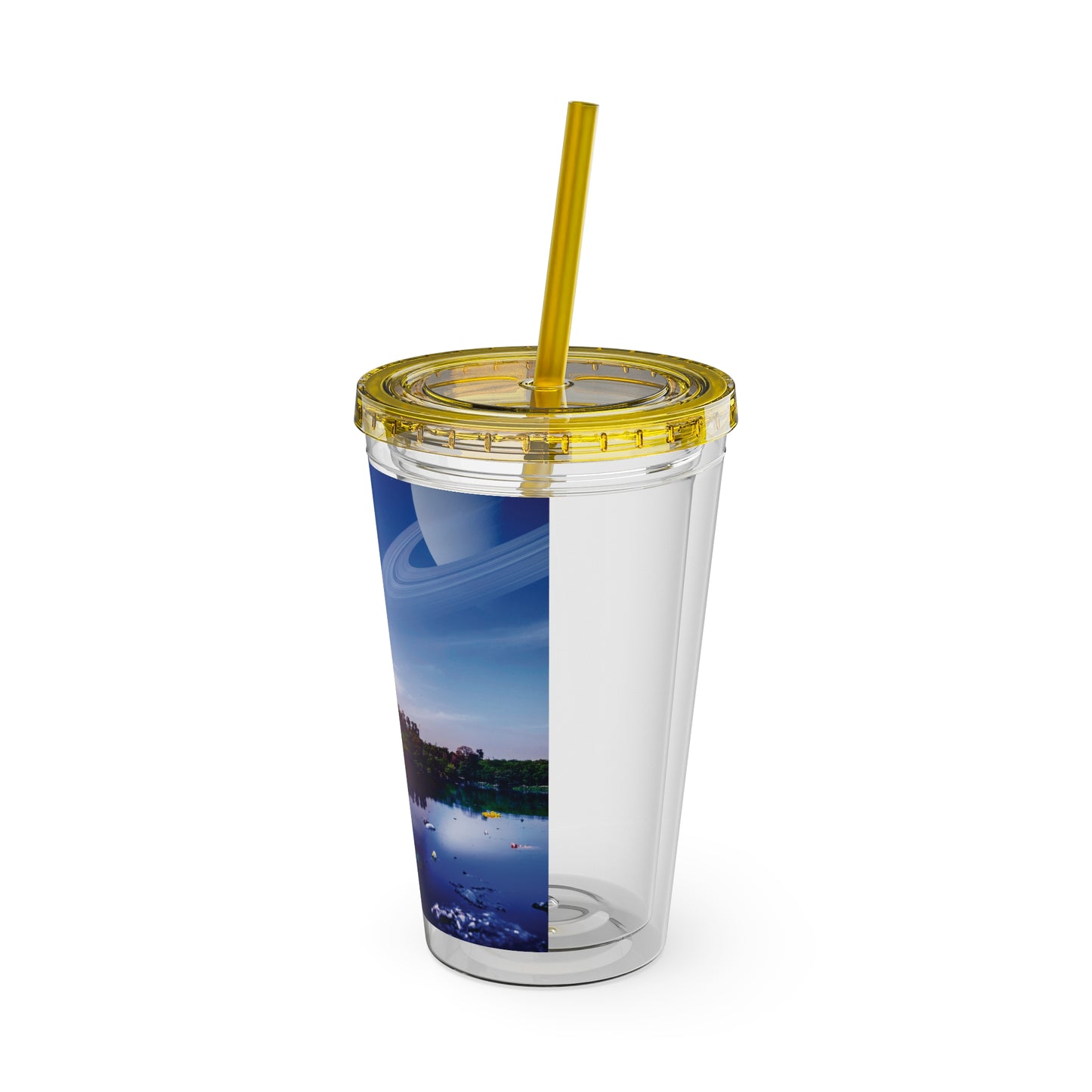 Joman Another Planet Tumbler with Straw, 16oz