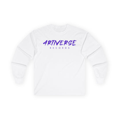 Artiverse Records Unisex Long Sleeve T-Shirt (Purple Logo)