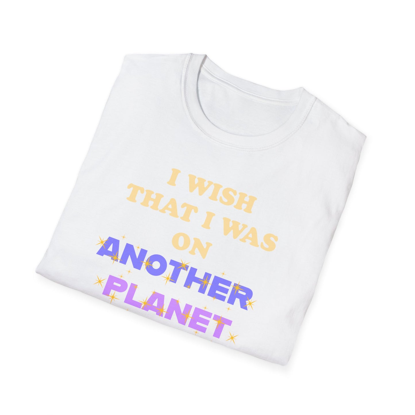 Joman I Wish I Was on Another Planet Unisex Softstyle T-Shirt