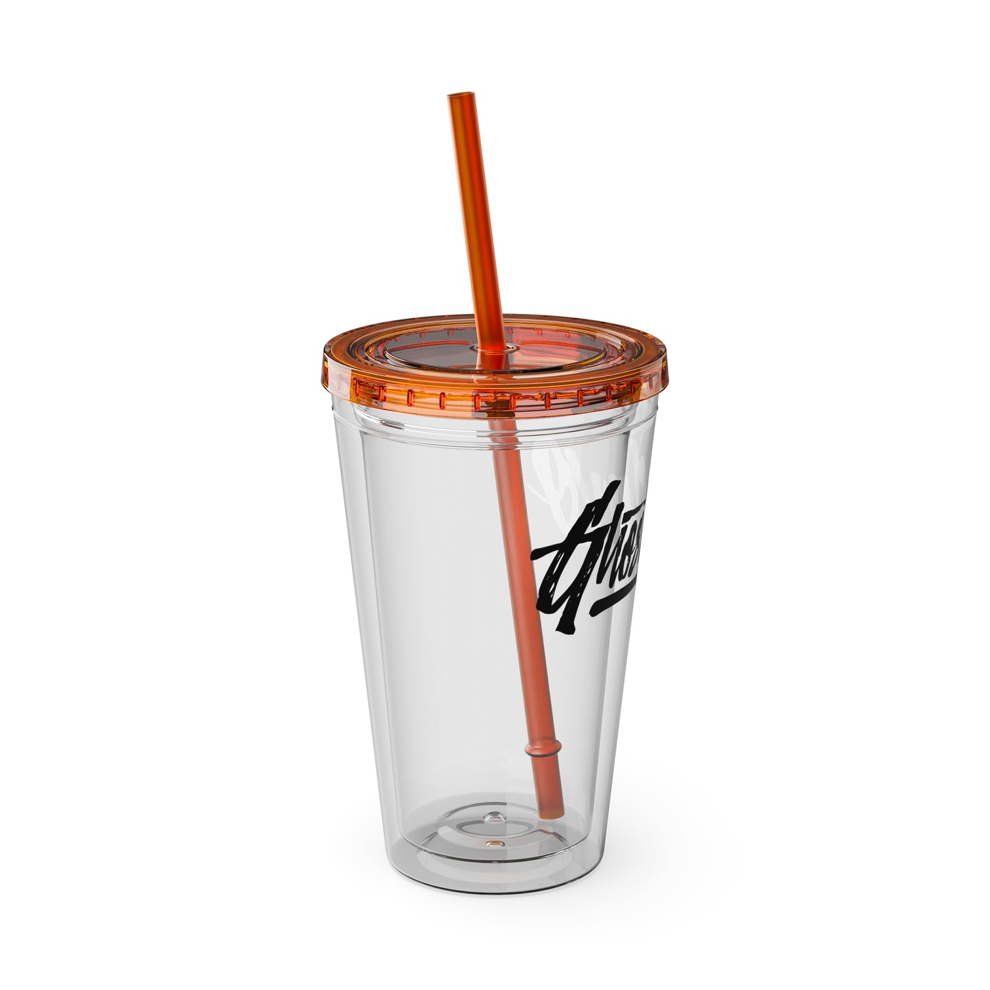 Ghost Servo Tumbler with Straw, 16oz