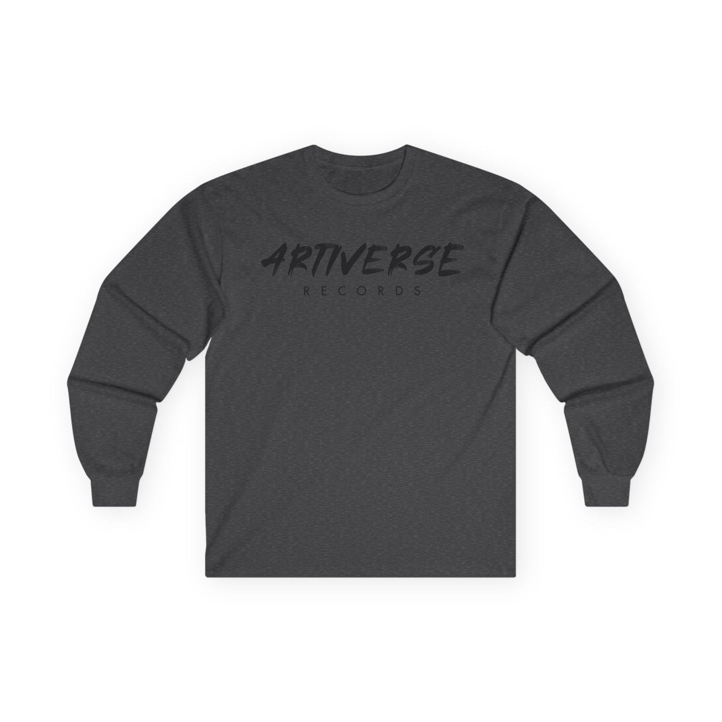 Artiverse Records Unisex Long Sleeve T-Shirt (Black/White Logo)