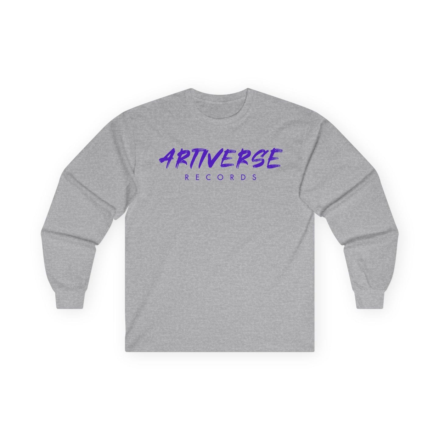 Artiverse Records Unisex Long Sleeve T-Shirt (Purple Logo)