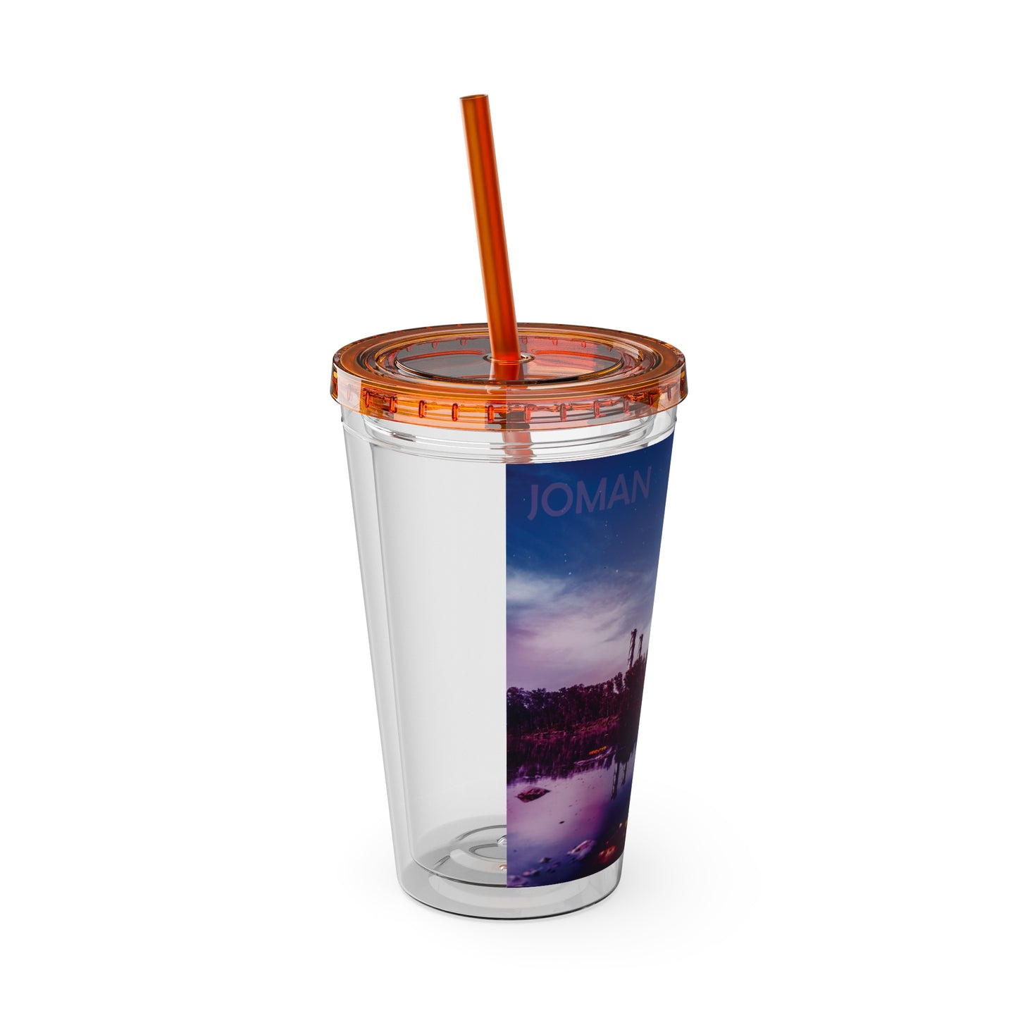 Joman Another Planet Tumbler with Straw, 16oz