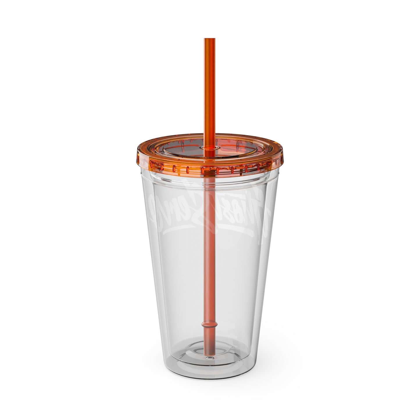 Ghost Servo Tumbler with Straw, 16oz