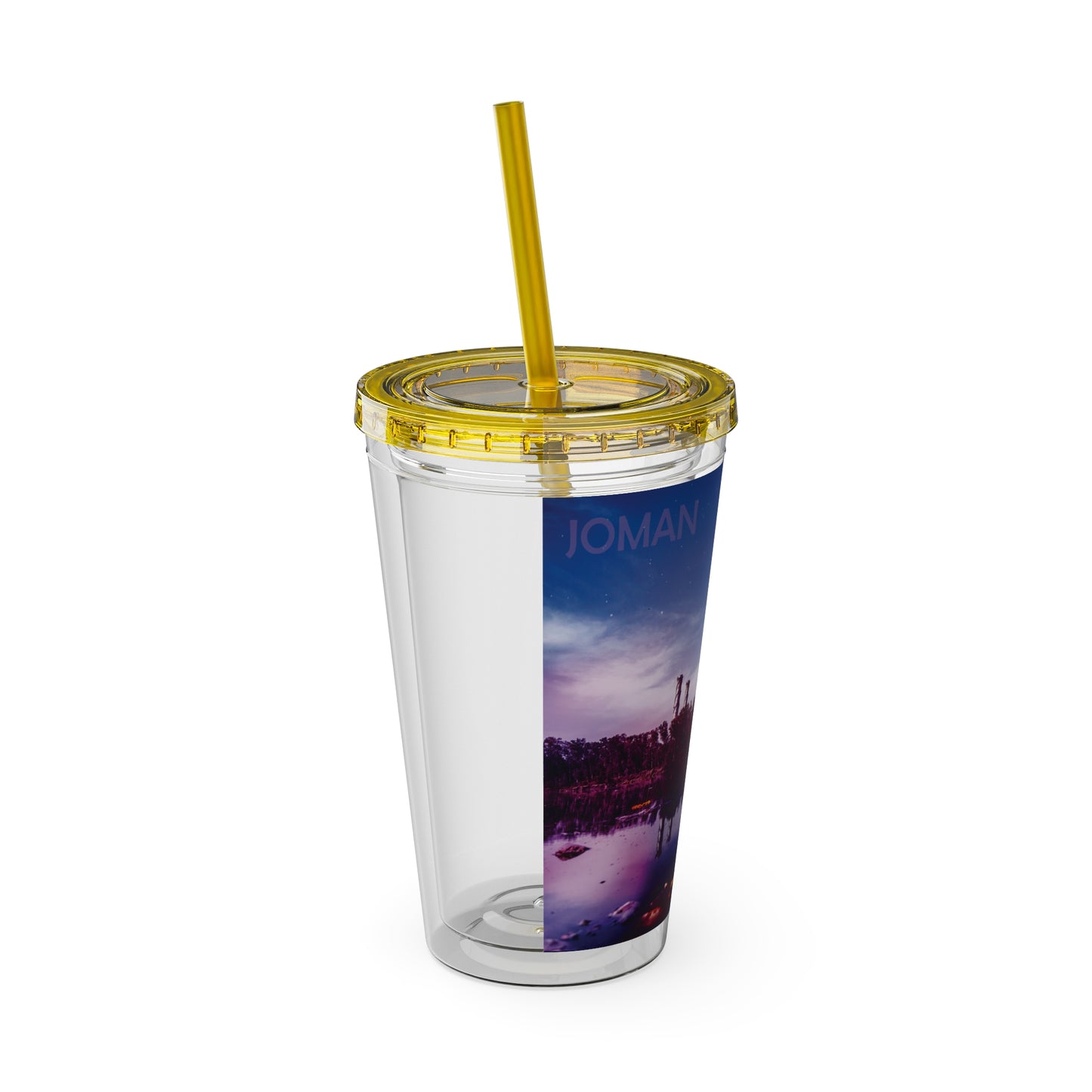 Joman Another Planet Tumbler with Straw, 16oz