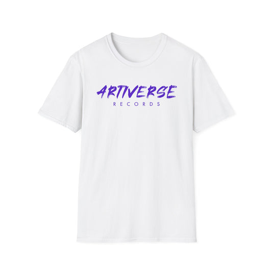 Artiverse Records Unisex Softstyle Graphic T-Shirt (Purple Logo)