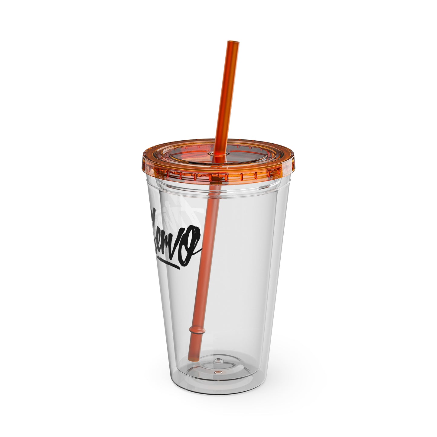 Ghost Servo Tumbler with Straw, 16oz