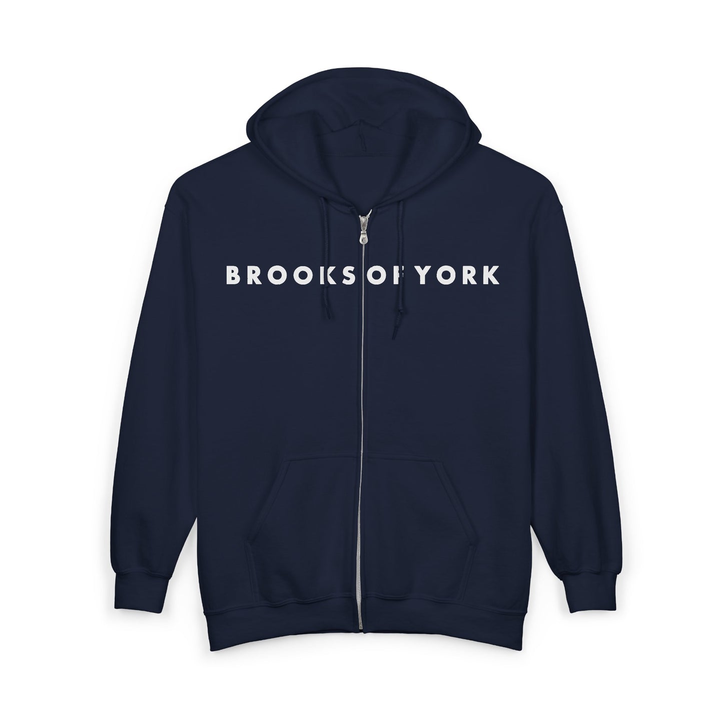 BrooksOfYork Zip Up Big to the Sky Double-Sided Hoodie