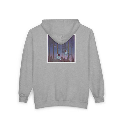 BrooksOfYork Zip Up Big to the Sky Double-Sided Hoodie