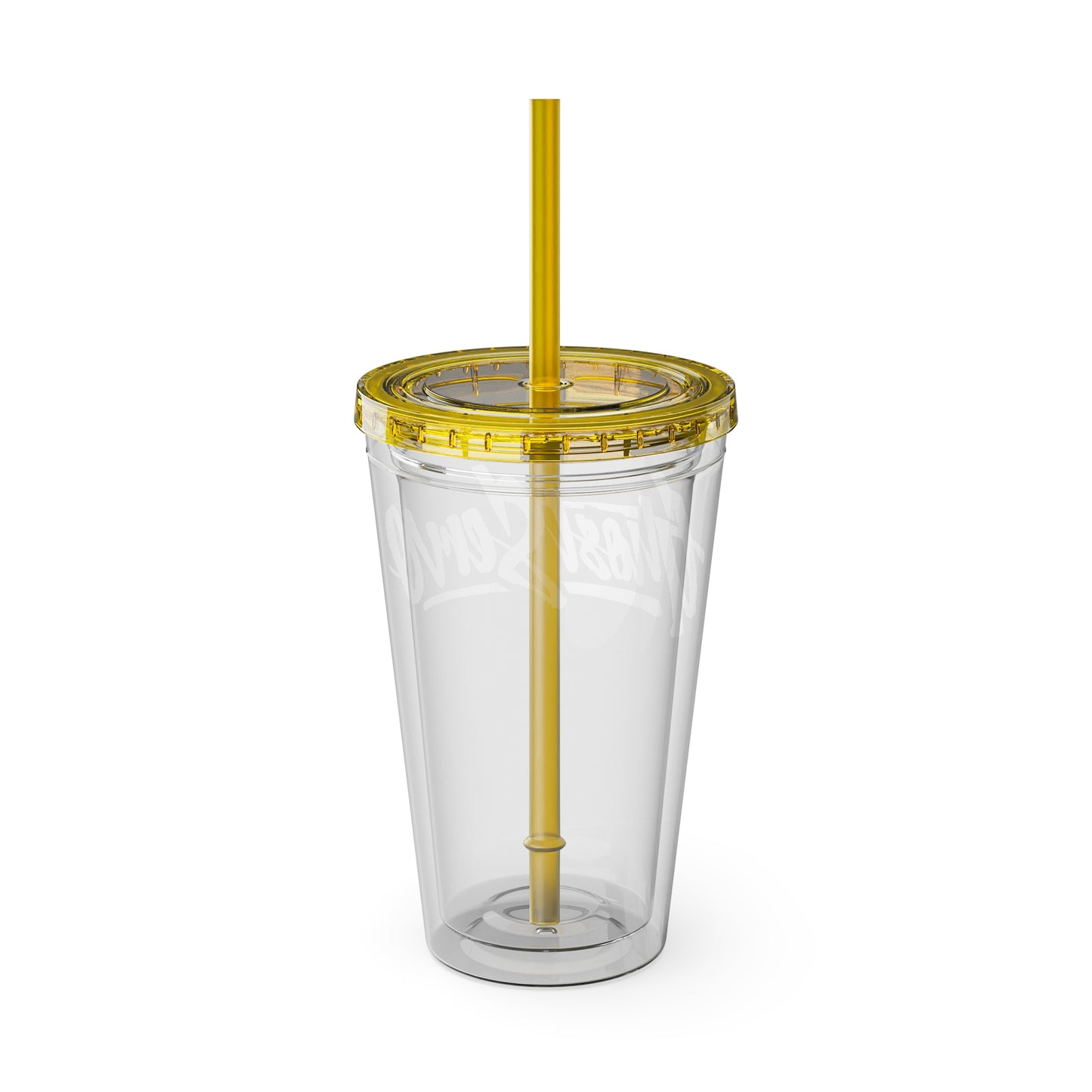 Ghost Servo Tumbler with Straw, 16oz