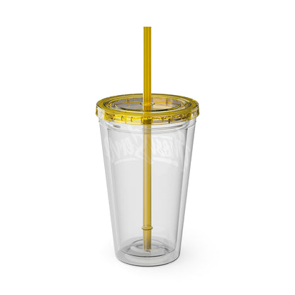 Ghost Servo Tumbler with Straw, 16oz